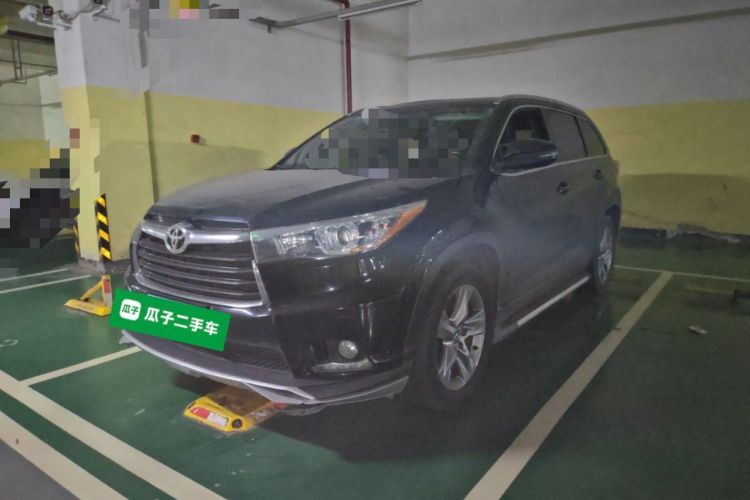 Used Toyota Highlander 2017 2.0T Four-Wheel Drive Luxury Navigation Version 7 Seats Guazi used car, China used car export, Used car for sale, Used cars, Cheapest cars for sale