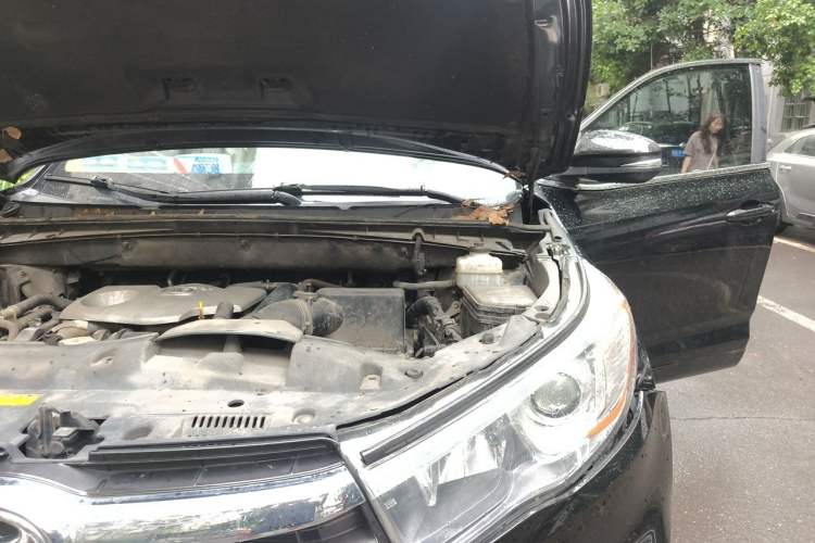 Used Toyota Highlander 2017 2.0T Four-Wheel Drive Elite Edition 7-Seater Engine Bay Left