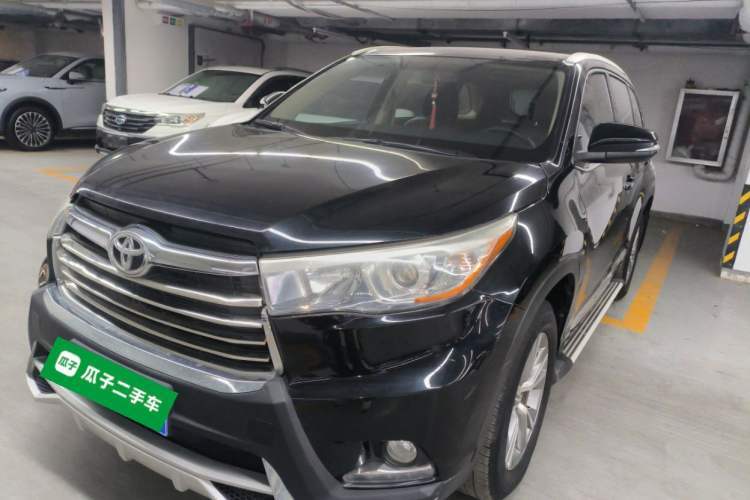 Used Toyota Highlander 2017 2.0T Four-Wheel Drive Elite Edition 7-Seater Guazi used car, China used car export, Used car for sale, Used cars, Cheapest cars for sale