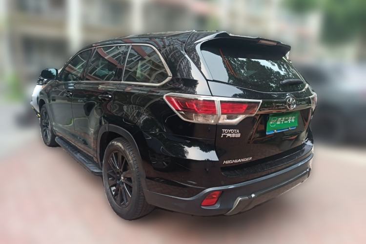 Used Toyota Highlander 2017 2.0T Four-Wheel Drive Black Edition Limited Model Exterior 3
