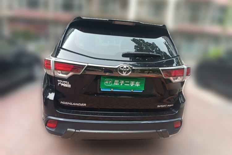Used Toyota Highlander 2017 2.0T Four-Wheel Drive Black Edition Limited Model Exterior 4