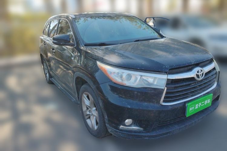 Used Toyota Highlander 2017 2.0T Four-Wheel Drive Elite Edition 7-Seater Front Right 45 Deg