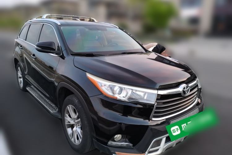 Used Toyota Highlander 2017 2.0T Four-Wheel Drive Elite Edition 7-Seater Front Right 45 Deg