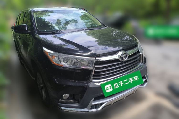 Used Toyota Highlander 2017 2.0T Four-Wheel Drive Elite Edition 7-Seater Front Right 45 Deg