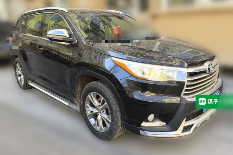 Used Toyota Highlander 2017 2.0T Four-Wheel Drive Elite Edition 7-Seater Front Right 45 Deg