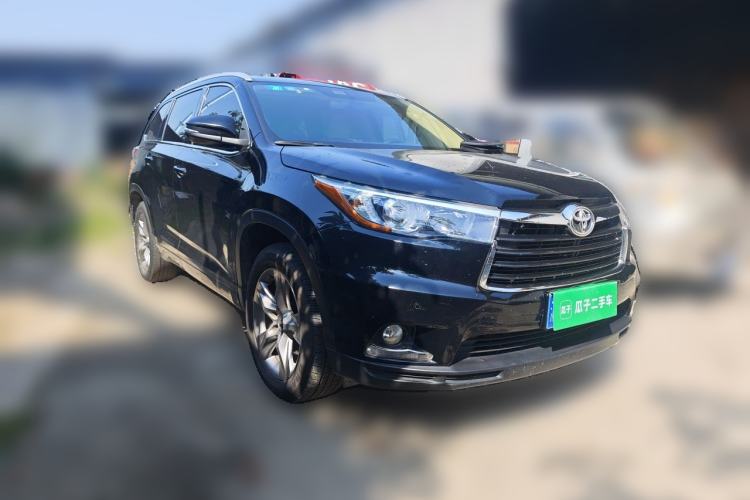 Used Toyota Highlander 2017 2.0T Four-Wheel Drive Luxury Edition 7 Seats Front Right 45 Deg