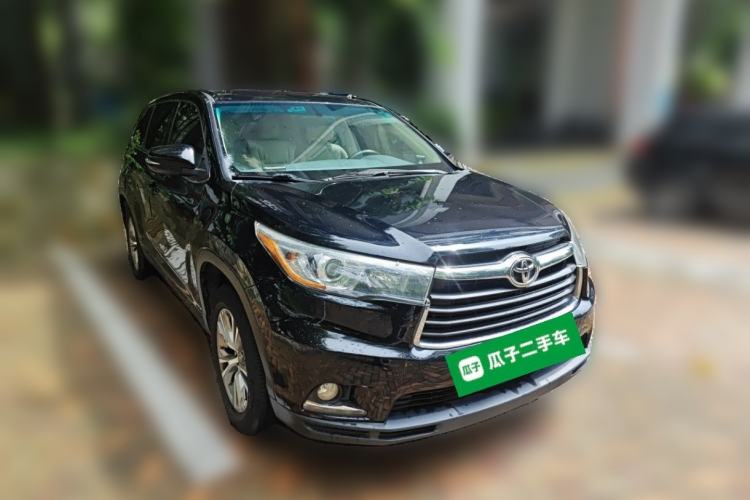 Used Toyota Highlander 2017 2.0T Four-Wheel Drive Elite Edition 7-Seater Front Right 45 Deg