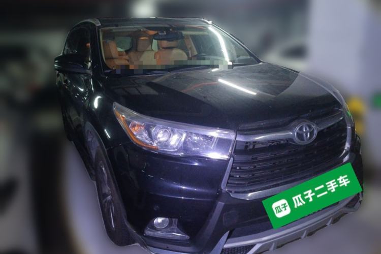 Used Toyota Highlander 2017 2.0T Four-Wheel Drive Elite Edition 7-Seater Front Right 45 Deg