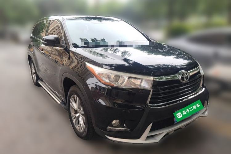 Used Toyota Highlander 2017 2.0T Four-Wheel Drive Elite Edition 7-Seater Front Right 45 Deg