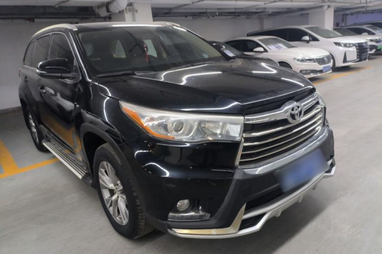 Used Toyota Highlander 2017 2.0T Four-Wheel Drive Elite Edition 7-Seater Front Right 45 Deg