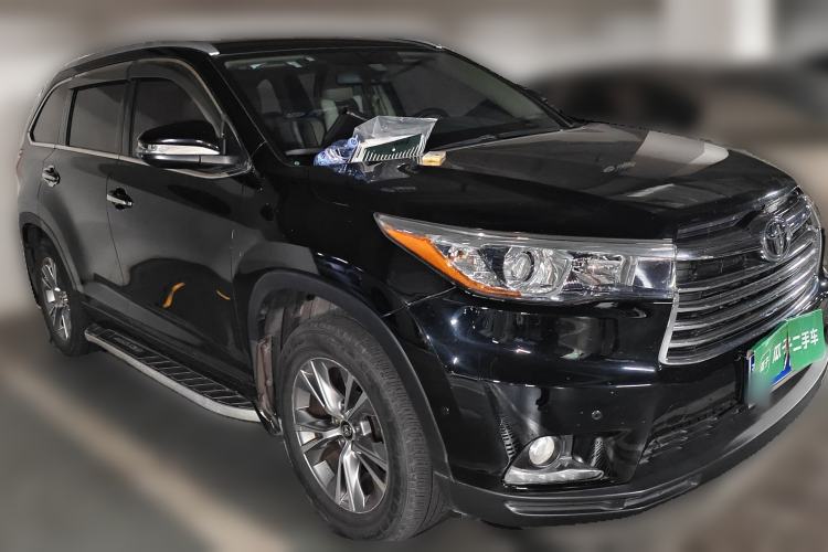 Used Toyota Highlander 2017 2.0T Four-Wheel Drive Elite Edition 7-Seater Front Right 45 Deg