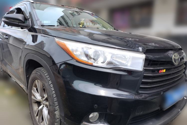 Used Toyota Highlander 2017 2.0T Four-Wheel Drive Elite Edition 7-Seater Front Right 45 Deg