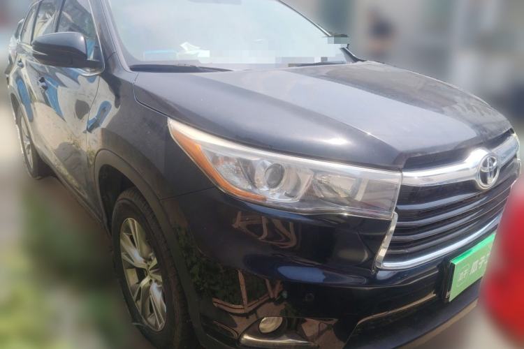 Used Toyota Highlander 2017 2.0T Four-Wheel Drive Elite Edition 7-Seater Front Right 45 Deg