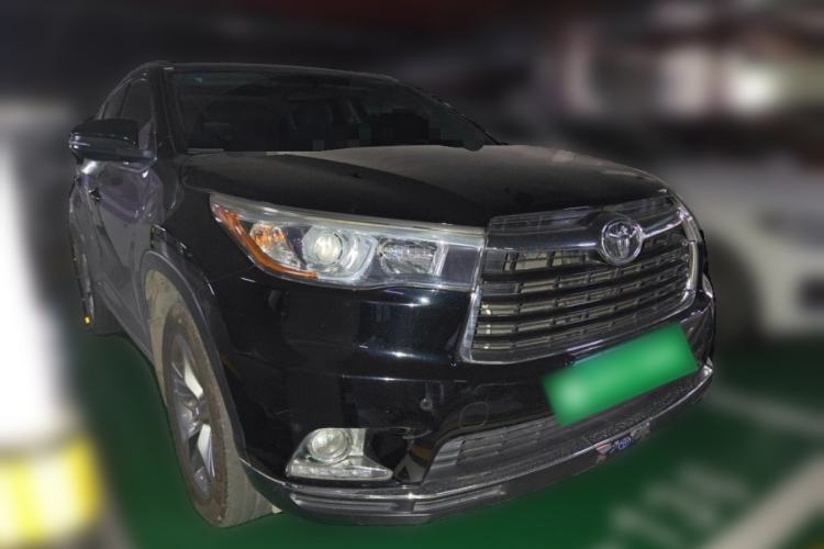 Used Toyota Highlander 2017 2.0T Four-Wheel Drive Luxury Edition 7 Seats Front Right 45 Deg