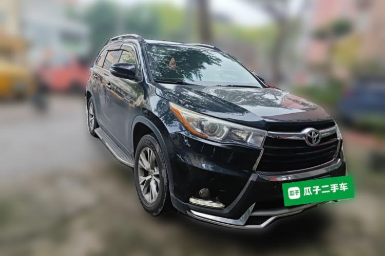 Used Toyota Highlander 2017 2.0T Four-Wheel Drive Elite Edition 7-Seater Front Right 45 Deg