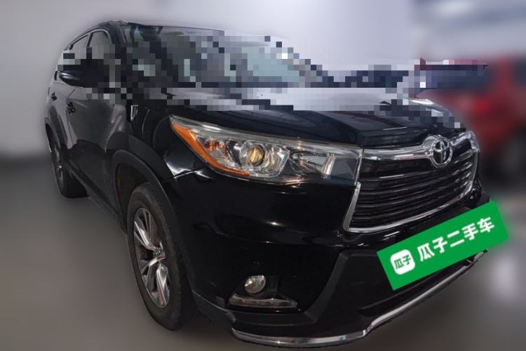 Used Toyota Highlander 2017 2.0T Four-Wheel Drive Elite Edition 7-Seater Front Right 45 Deg