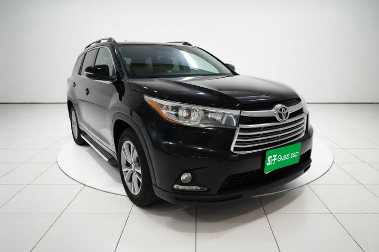 Used Toyota Highlander 2017 2.0T Four-Wheel Drive Elite Edition 7-Seater Front Right 45 Deg