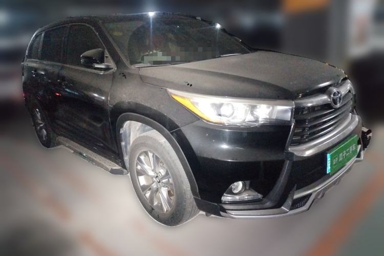 Used Toyota Highlander 2017 2.0T Four-Wheel Drive Elite Edition 7-Seater Front Right 45 Deg