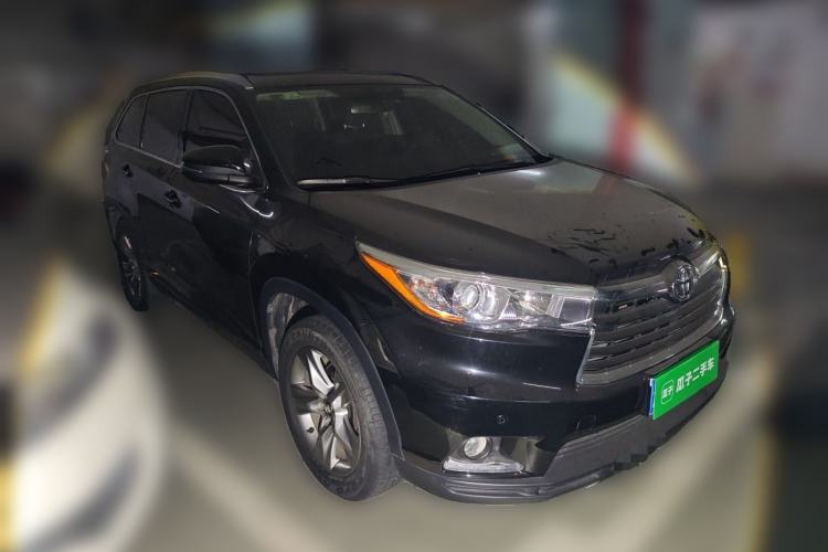 Used Toyota Highlander 2017 2.0T Four-Wheel Drive Luxury Edition 7 Seats Front Right 45 Deg