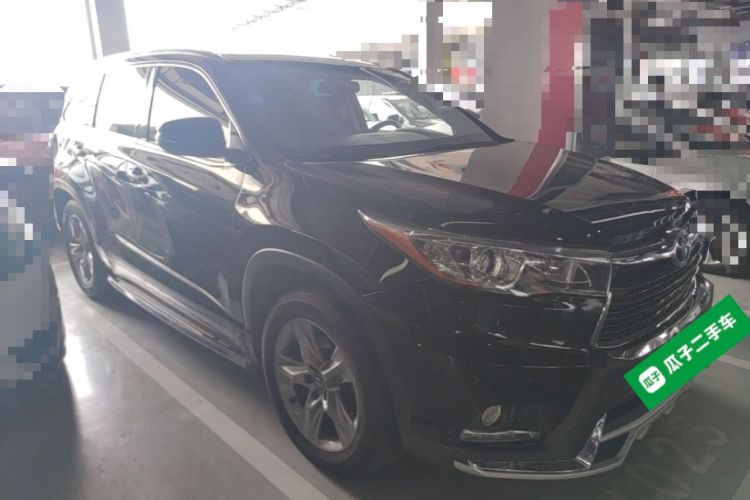 Used Toyota Highlander 2017 2.0T Four-Wheel Drive Luxury Edition 7 Seats Front Right 45 Deg