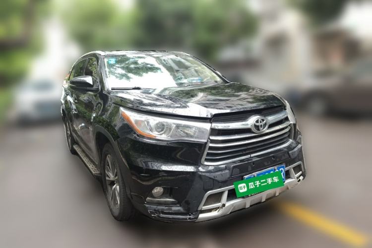 Used Toyota Highlander 2017 2.0T Four-Wheel Drive Elite Edition 7-Seater Front Right 45 Deg