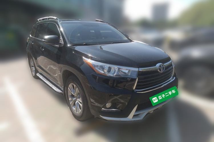 Used Toyota Highlander 2017 2.0T Four-Wheel Drive Elite Edition 7-Seater Front Right 45 Deg