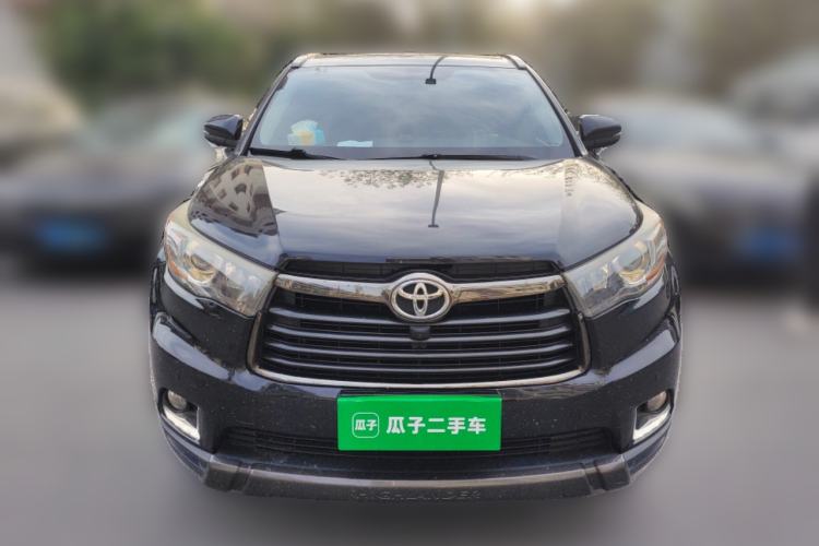 Used Toyota Highlander 2017 2.0T Four-Wheel Drive Black Edition Limited Model Front