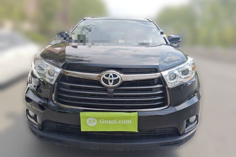Used Toyota Highlander 2017 2.0T Four-Wheel Drive Black Edition Limited Model Front