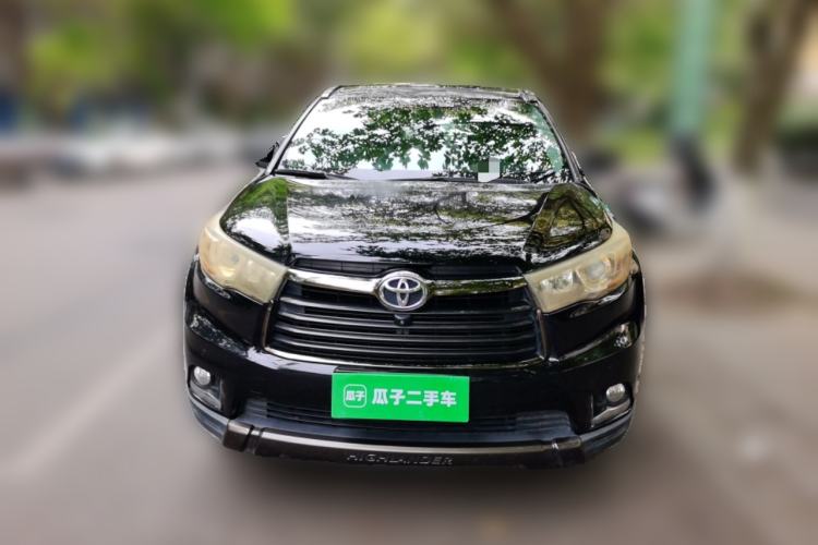 Used Toyota Highlander 2017 2.0T Four-Wheel Drive Black Edition Limited Model Front