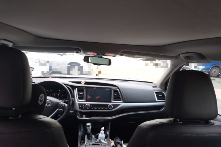 Used Toyota Highlander 2017 2.0T Four-Wheel Drive Luxury Edition 7 Seats Headliner