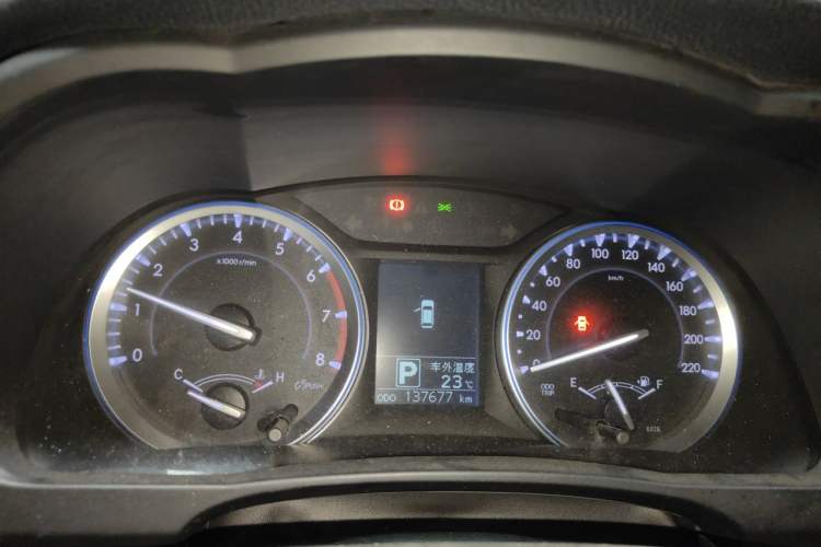 Used Toyota Highlander 2017 2.0T Four-Wheel Drive Elite Edition 7-Seater Instrument Cluster