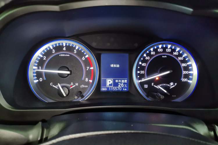 Used Toyota Highlander 2017 2.0T Two-Wheel Drive Elite Version 7 Seats Instrument Cluster