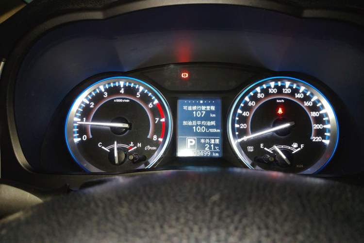 Used Toyota Highlander 2017 2.0T Four-Wheel Drive Elite Edition 7-Seater Instrument Cluster