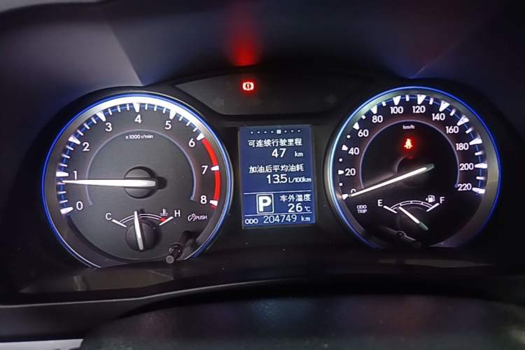 Used Toyota Highlander 2017 2.0T Four-Wheel Drive Black Edition Limited Model Instrument Cluster