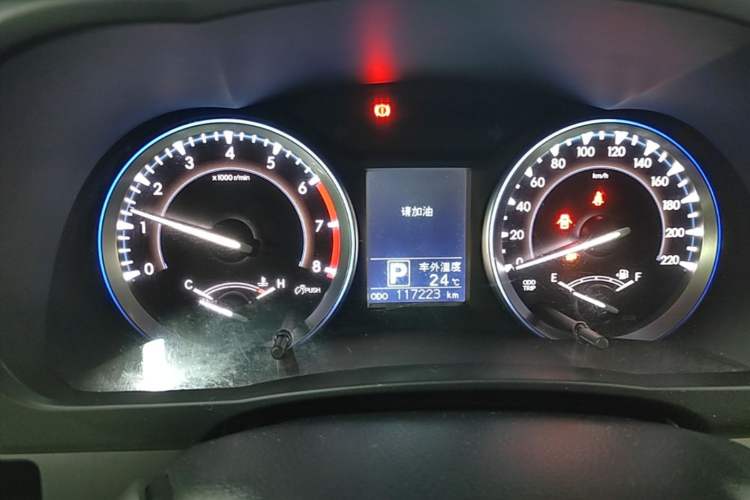Used Toyota Highlander 2017 2.0T Four-Wheel Drive Luxury Edition 7 Seats Instrument Cluster