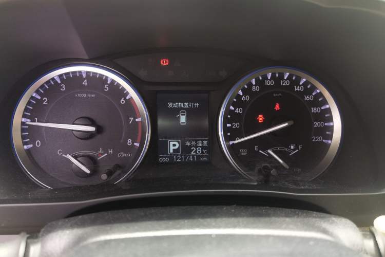 Used Toyota Highlander 2017 2.0T Two-Wheel Drive Elite Edition 5 Seats Instrument Cluster