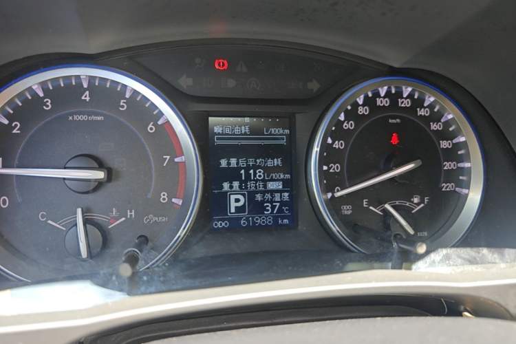 Used Toyota Highlander 2017 2.0T Four-Wheel Drive Elite Edition 7-Seater Instrument Cluster