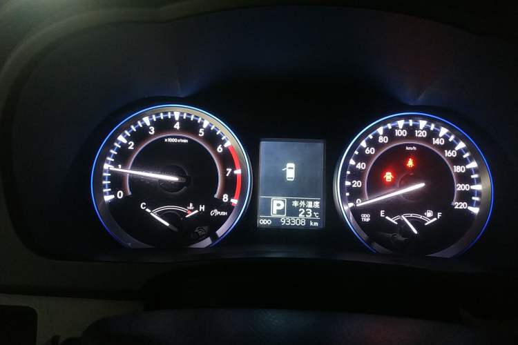 Used Toyota Highlander 2017 2.0T Four-Wheel Drive Elite Edition 7-Seater Instrument Cluster