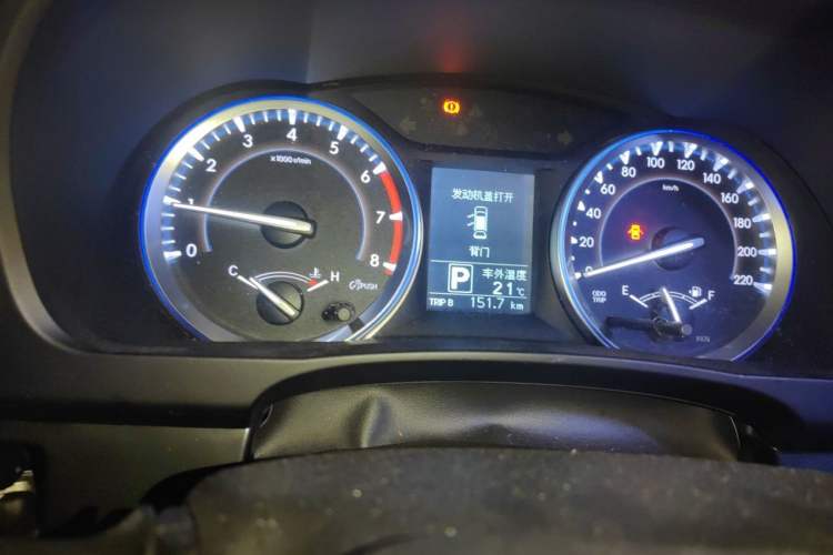 Used Toyota Highlander 2017 2.0T Four-Wheel Drive Luxury Edition 7 Seats Instrument Cluster