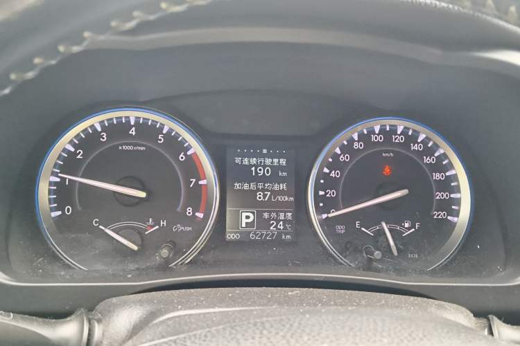 Used Toyota Highlander 2017 2.0T Four-Wheel Drive Luxury Edition 7 Seats Instrument Cluster