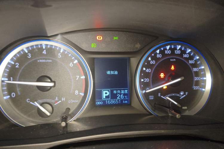 Used Toyota Highlander 2017 2.0T Four-Wheel Drive Luxury Edition 7 Seats Instrument Cluster
