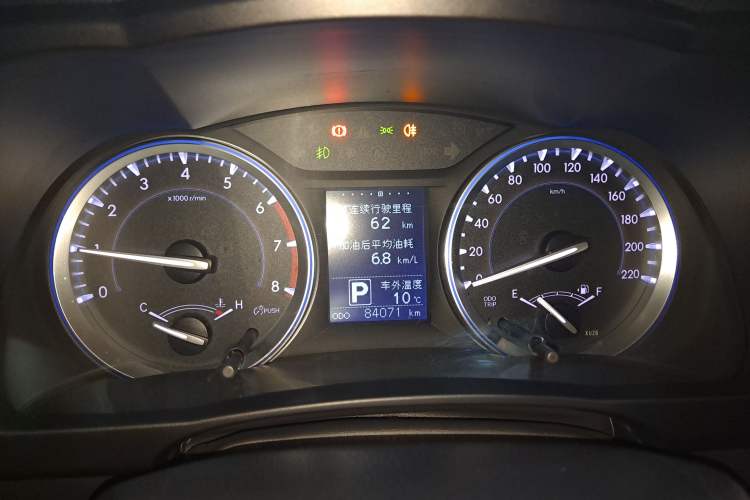 Used Toyota Highlander 2017 2.0T Four-Wheel Drive Luxury Edition 7 Seats Instrument Cluster