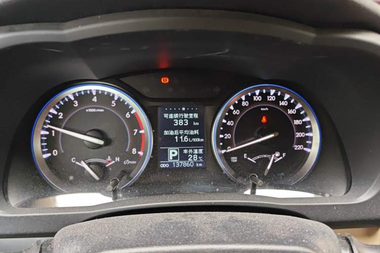 Used Toyota Highlander 2017 2.0T Four-Wheel Drive Elite Edition 7-Seater Instrument Cluster
