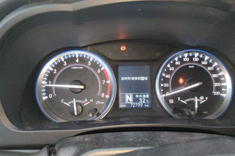 Used Toyota Highlander 2017 2.0T Two-Wheel Drive Luxury Edition 7 Seats Instrument Cluster