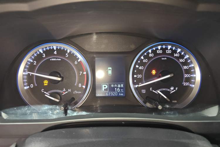 Used Toyota Highlander 2017 2.0T Four-Wheel Drive Luxury Edition 7 Seats Instrument Cluster