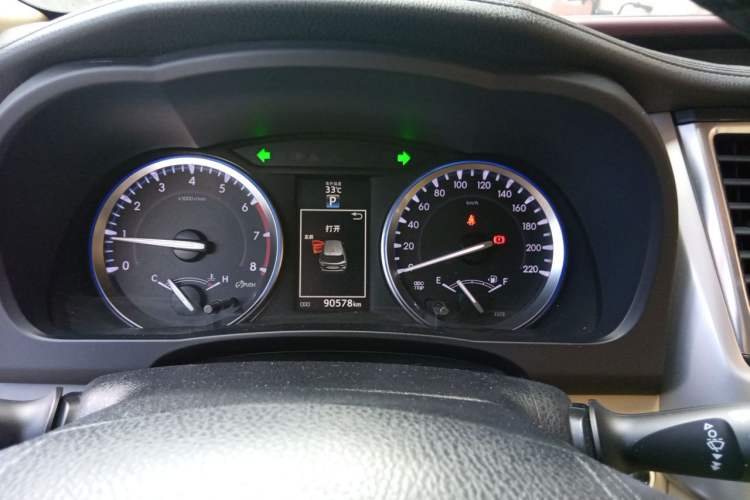 Used Toyota Highlander 2017 2.0T Four-Wheel Drive Ultimate Edition 7 Seats Instrument Cluster