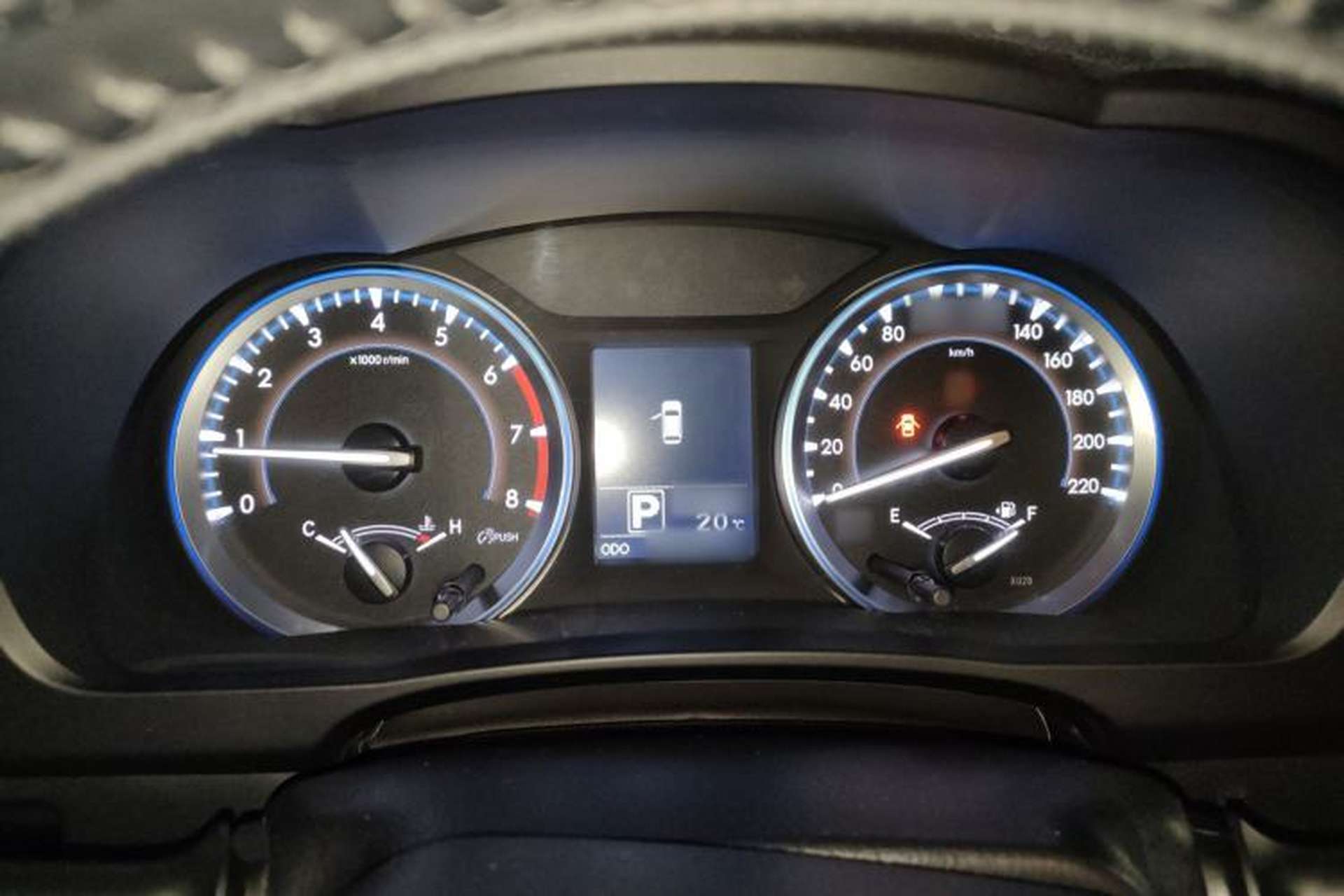 Used Toyota Highlander 2017 2.0T Four-Wheel Drive Luxury Edition 7 Seats Instrument Cluster