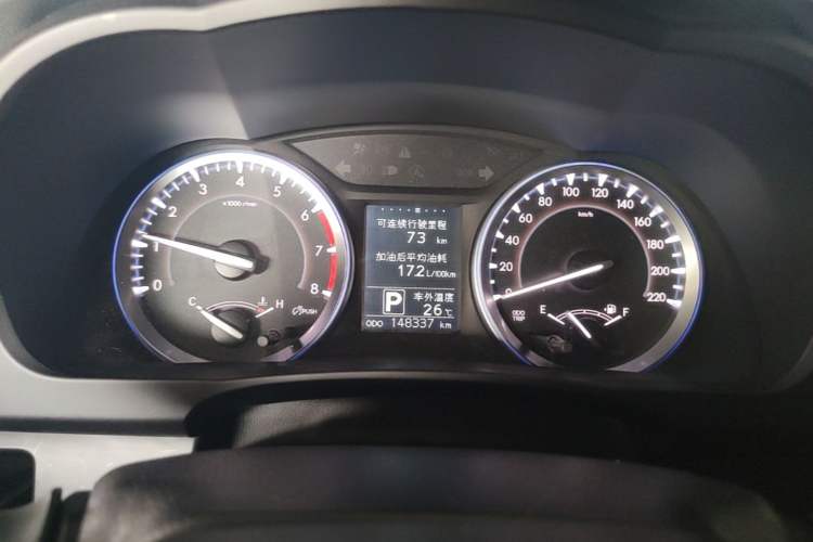Used Toyota Highlander 2017 2.0T Four-Wheel Drive Luxury Edition 7 Seats Instrument Cluster