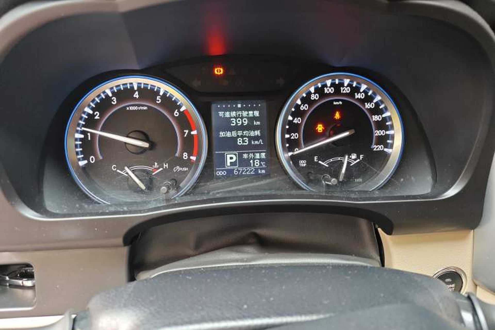 Used Toyota Highlander 2017 2.0T Two-Wheel Drive Elite Edition 5 Seats Instrument Cluster