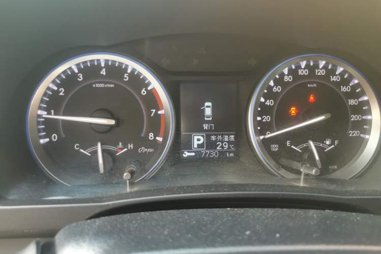 Used Toyota Highlander 2017 2.0T Four-Wheel Drive Luxury Edition 7 Seats Instrument Cluster